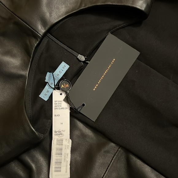 Luxury  collection Antonio Melani very nice woman leather dress - Picture 8 of 8